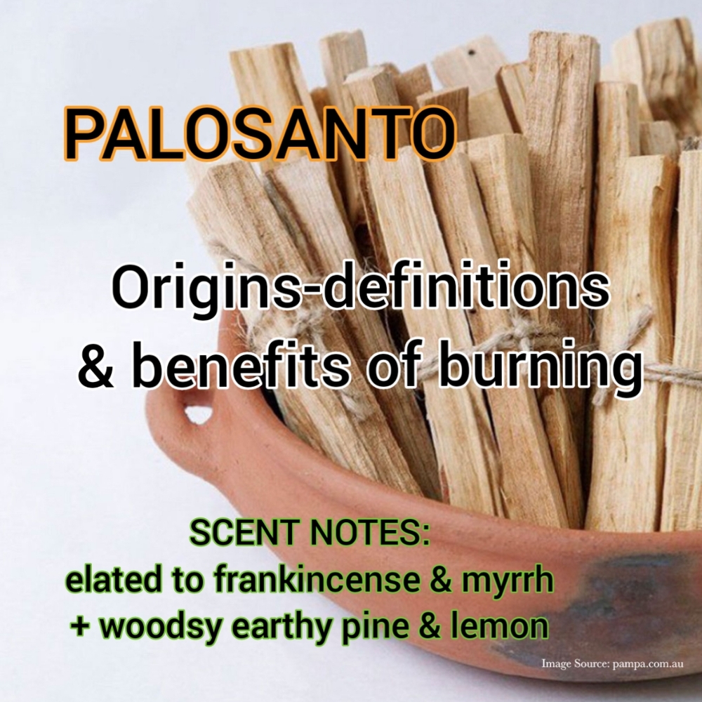 PALOSANTO BLESSED BENEFITS INFO